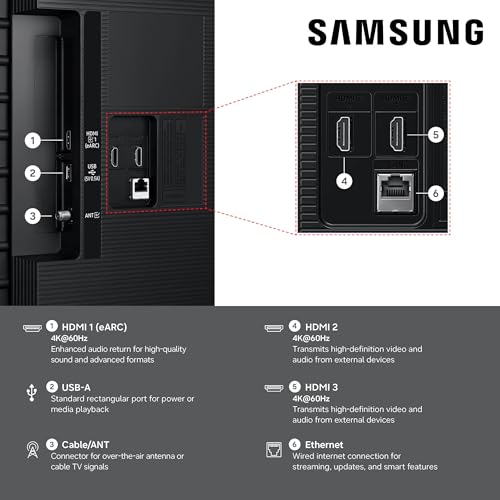 Samsung TV bezel and stand design