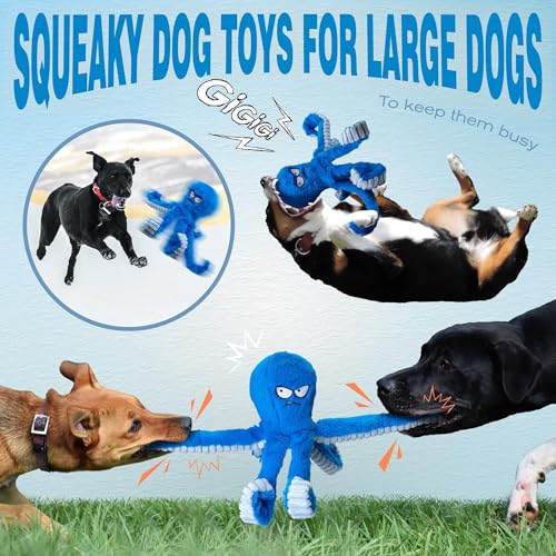 Size comparison of 14.5 inch dog toy