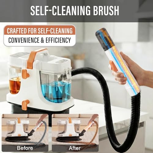 Starrybot upholstery cleaner unit with accessories