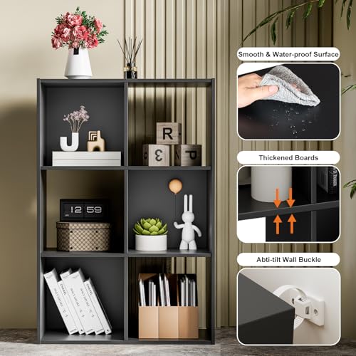 Close up of Sweetcrispy cube storage shelving