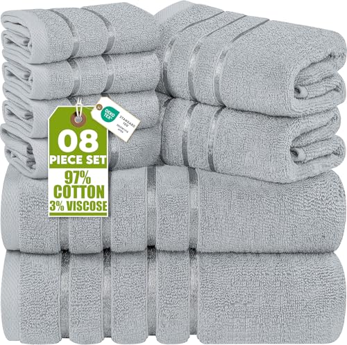 Utopia Towels 8 Piece Luxury Towel Set overview