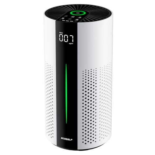 ECOSELF HAP609 white air purifier front view