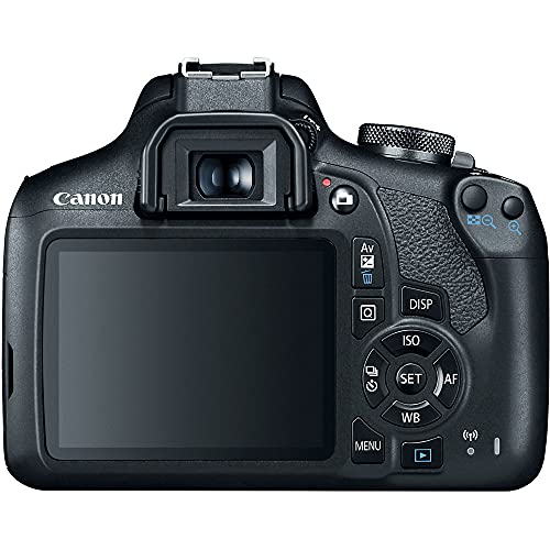 Rear view showing LCD screen of Canon T7