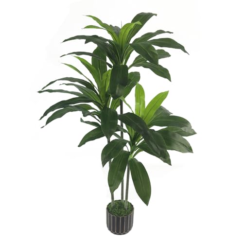 Sonvviky 4ft Artificial Dracaena Tree front view