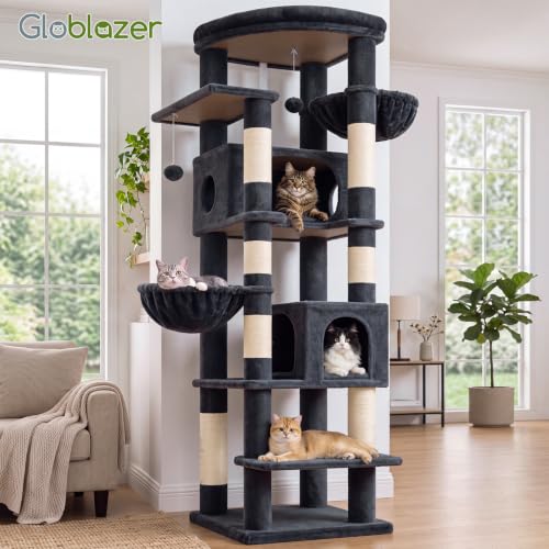 Dark grey fabric detail of Globlazer tower