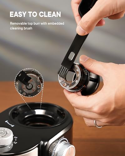 Removable grounds chamber for SHARDOR grinder