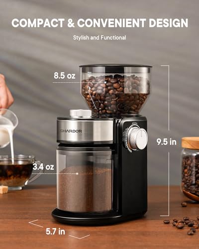 Included cleaning brush and grinder accessories