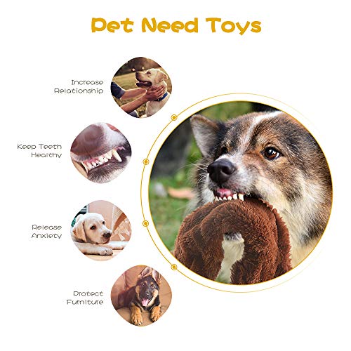 Assorted stuffingless woodland animal dog toys