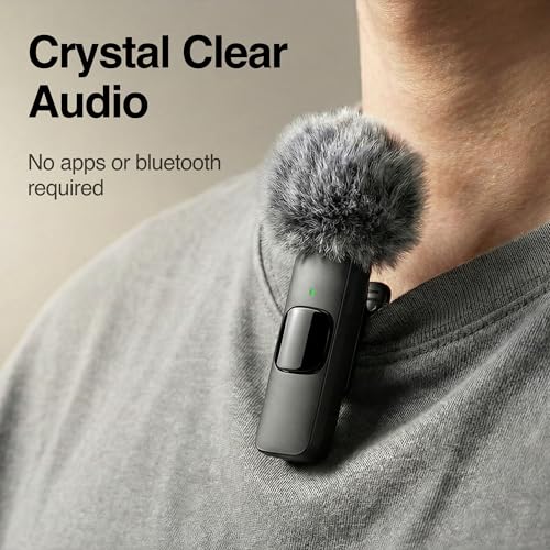 Mini Mic Pro connected to a smartphone