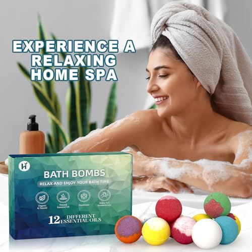 Assorted handmade bath bombs in various colors