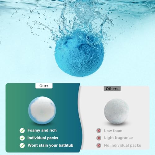Spa gift set packaging for bath bombs