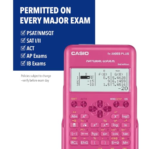 Pink calculator top angle view