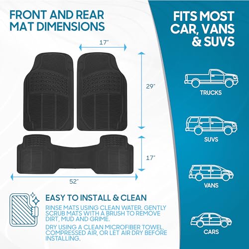 BDK ProLiner mats installed in a vehicle