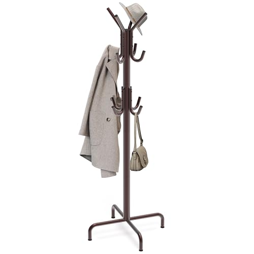 Simple Houseware Standing Coat and Hat Hanger Organizer Rack