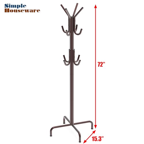 Adjustable glides on Simple Houseware coat rack