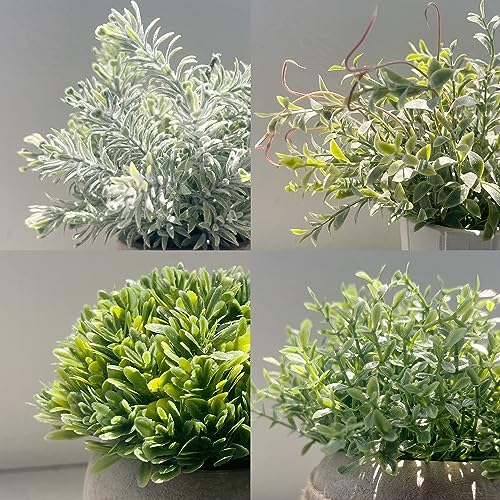 PENGYEE fake plants on a wooden shelf