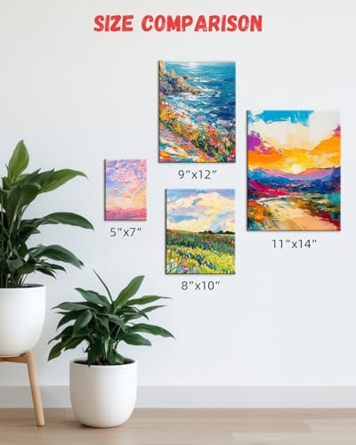 Bulk pack of blank Simetufy white canvases