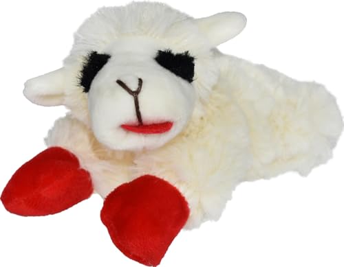 Multipet Lamb Chop 6-inch plush toy front view