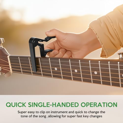 Untrytb Guitar Capo attached to guitar neck