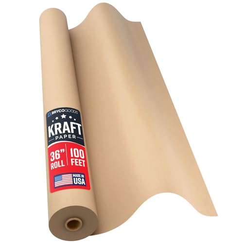 Bryco Goods 36 inch brown kraft paper roll