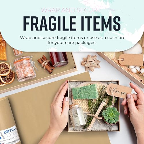 Large kraft paper roll side view