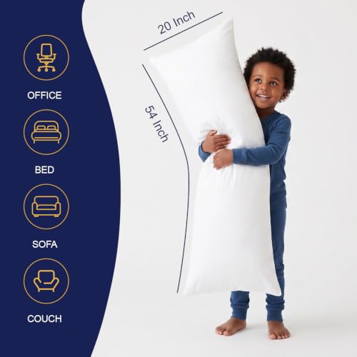 20 x 54 inch body pillow insert