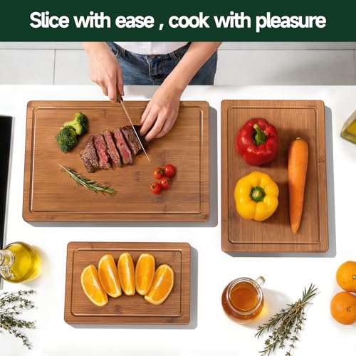 Stacked zeawec kitchen cutting boards