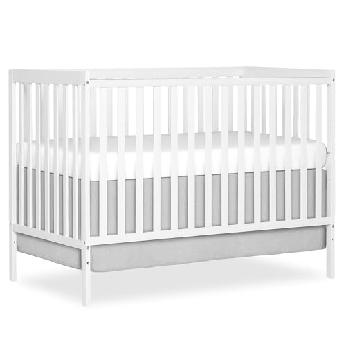 Dream On Me Synergy white crib front view