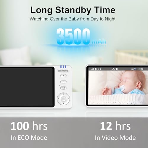 Interface menu on AnKeKe 5-inch display