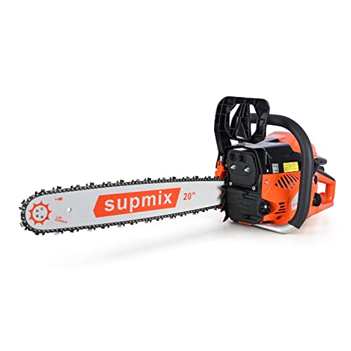SUPMIXTOOLS 62cc gas chainsaw side profile