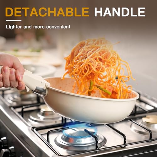 Stackable Astercook ceramic cookware pieces