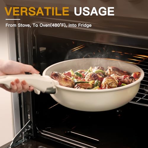 Astercook cookware set on an induction stove