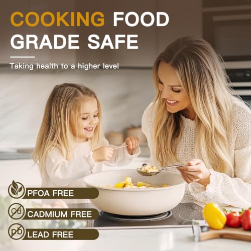 Astercook nonstick ceramic pan interior