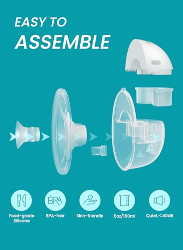 Paruu P16 hands free pump side profile