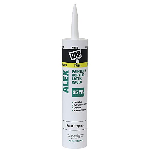 Individual 10.1 oz tube of DAP Alex Painter's Caulk