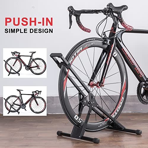 Bicycle parked in CHEPARK storage rack