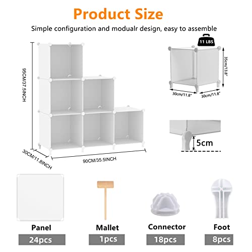 AWTATOS cube shelf holding books and decor