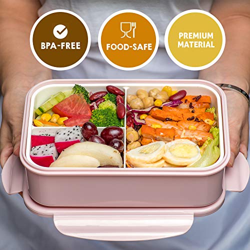 LOVINA Bento Box showing three compartments