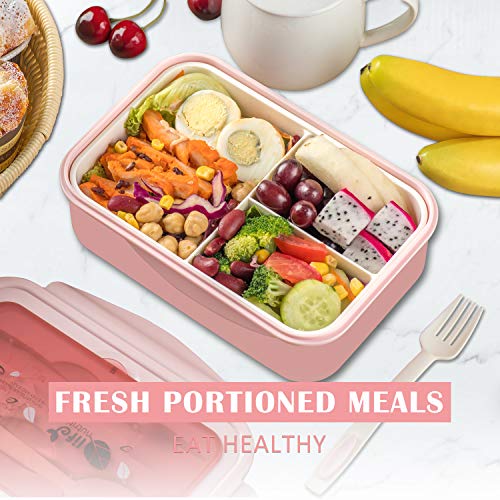 LOVINA Bento Box top view in pink finish