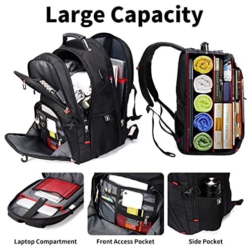SHRRADOO laptop bag opened to 180 degrees