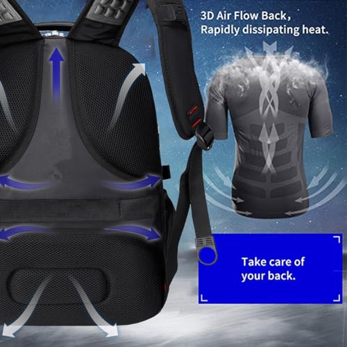 SHRRADOO backpack ventilation back panel