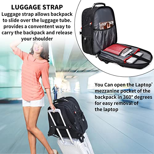 SHRRADOO 50L travel bag shoulder straps detail