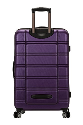 Rockland Melbourne expandable suitcase aluminum handle