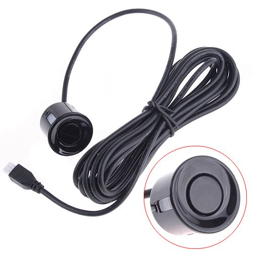 Four black parking sensors for vehicle bumper