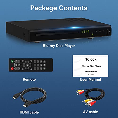 Tojock media player packaging and included accessories