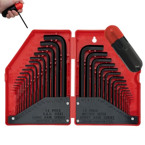 AMM 31-Piece Hex Key Wrench Set
