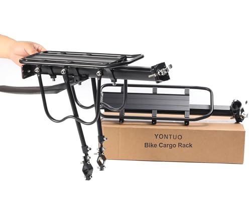 YONTUO cargo rack mounted on bike
