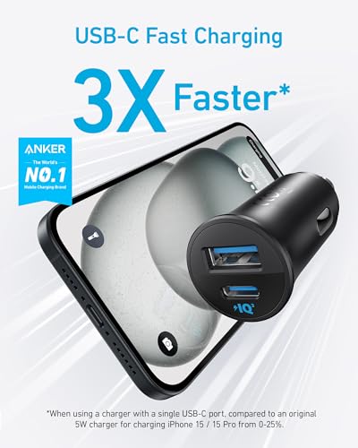 Anker 30W dual port charger side profile