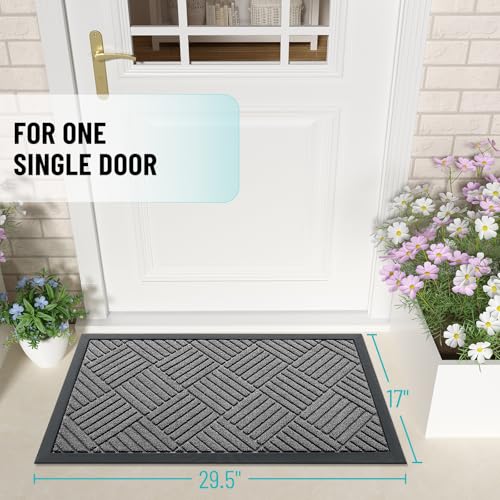 OLANLY doormat textured surface close up