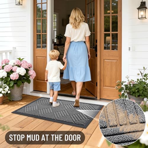 Non-slip OLANLY door mat corner